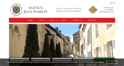 Desktop Screenshot of posson-immobilier.fr