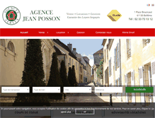 Tablet Screenshot of posson-immobilier.fr